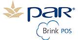 Logo of par technology corporation alongside brink pos system branding.